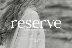 reserve - classical serif typeface