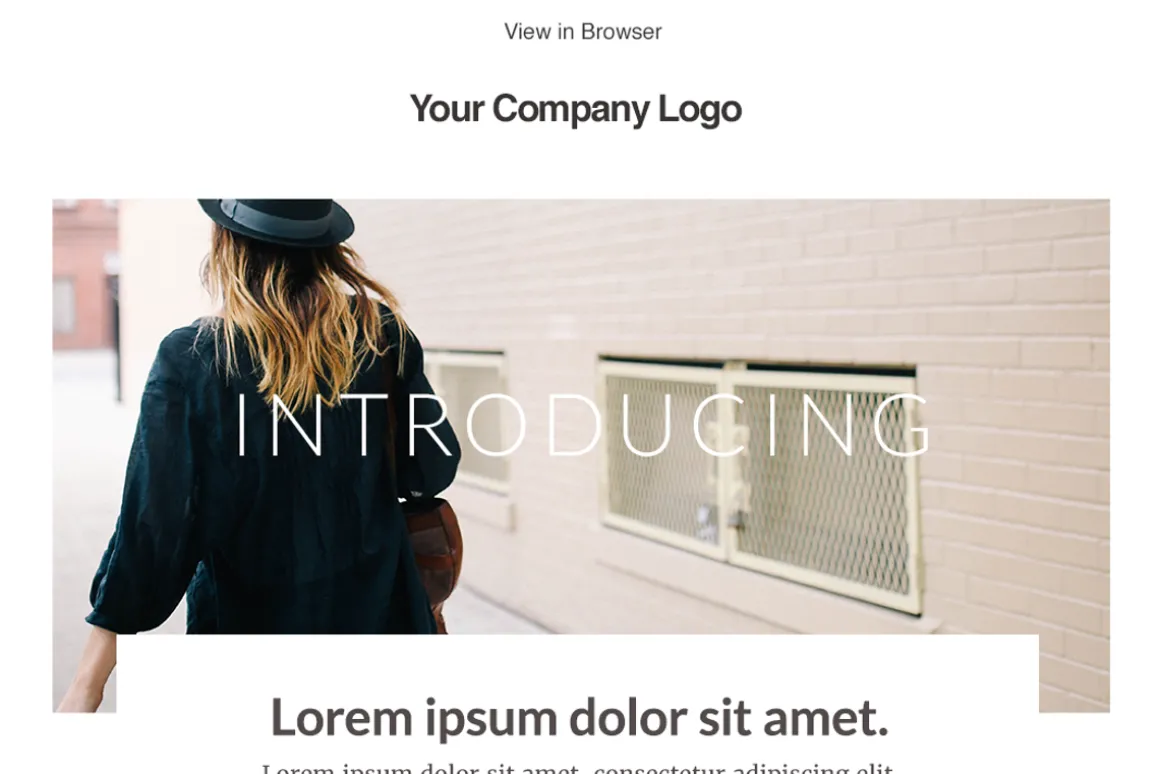 Responsive Email Template Bloggers