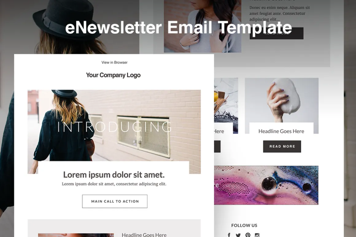 Responsive Email Template Bloggers
