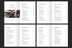 Restaurant Wine List Template