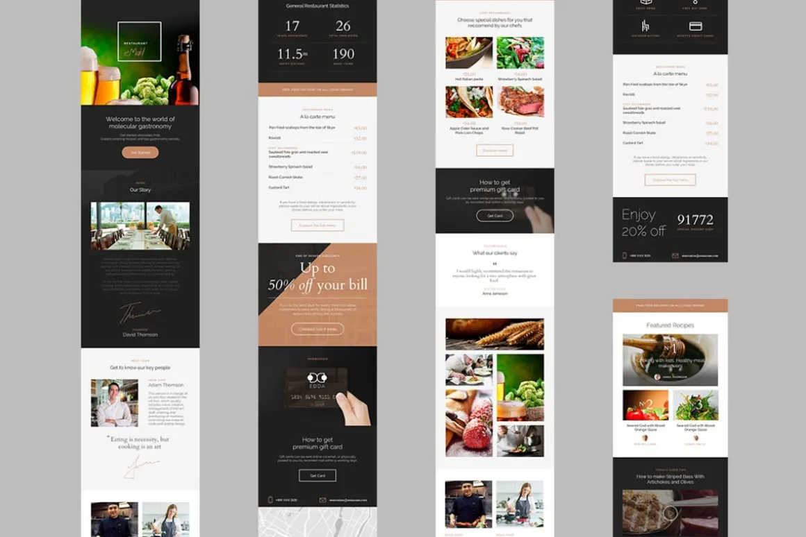 Restaurant Email Template