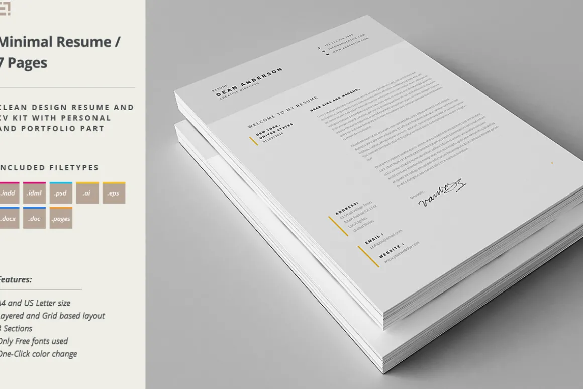 Resume & Cover Letter Template