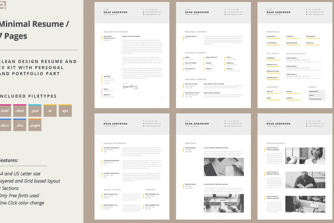 Resume & Cover Letter Template