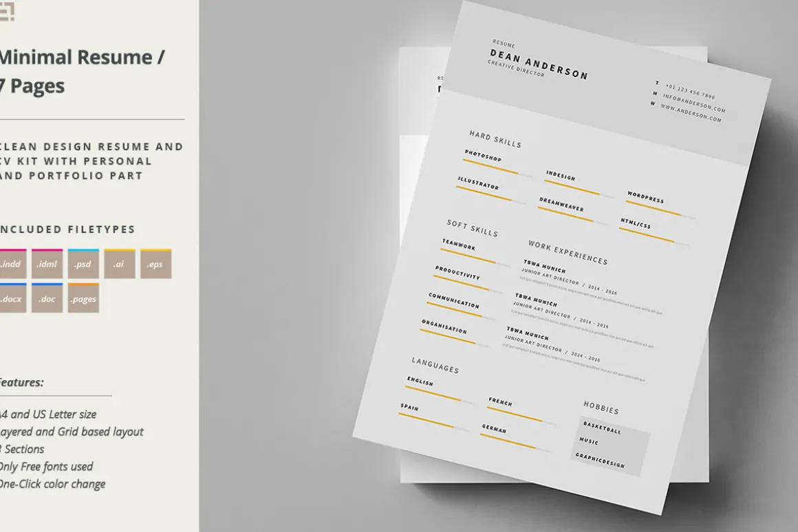 Resume & Cover Letter Template
