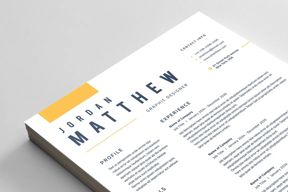Resume/CV