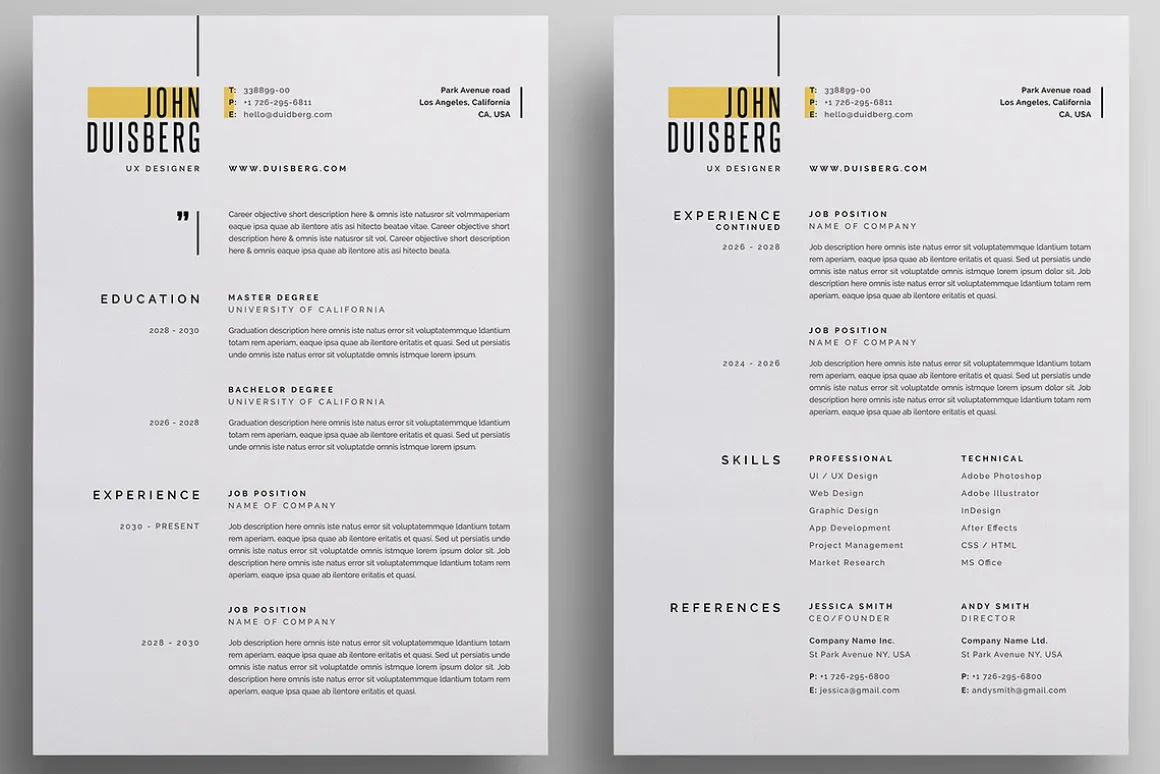 Resume/CV