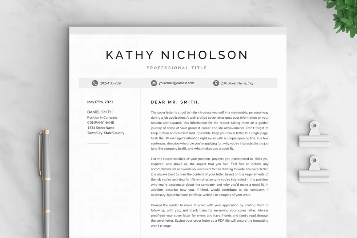 Resume/CV - The Kathy