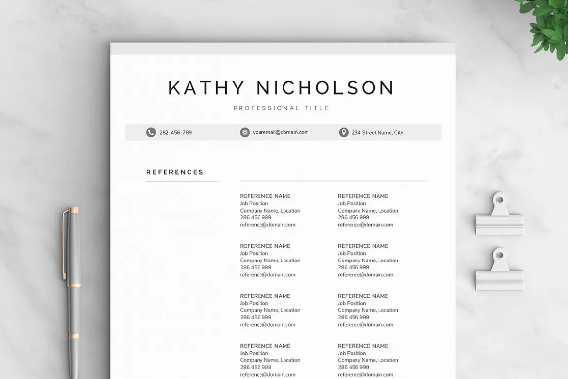 Resume/CV - The Kathy