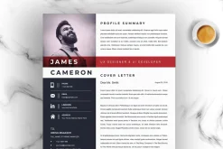 Resume/CV Design Template | MS Word