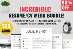 Resume/CV Mega Bundle
