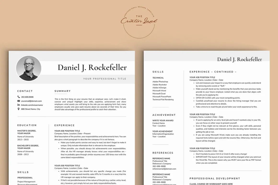 Resume/CV - The Rock