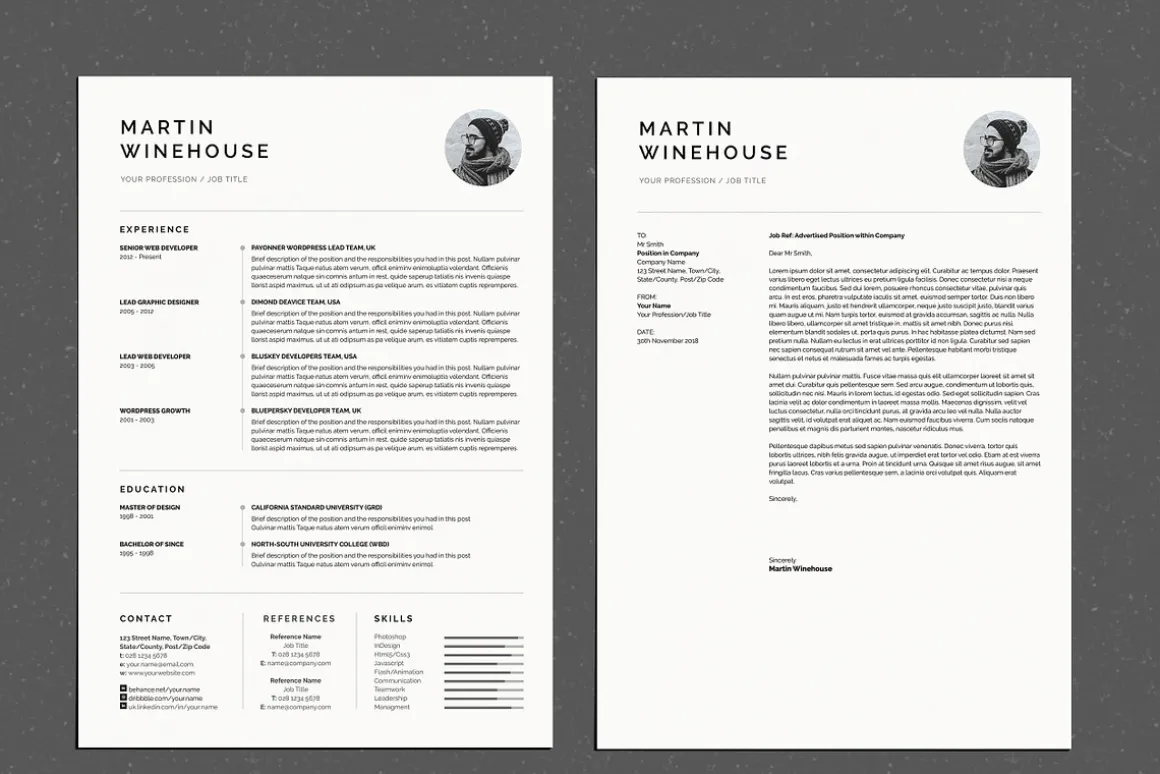 Resume Template / CV