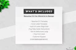 Resume Template / CV