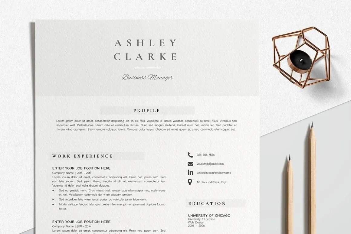 Resume Template | CV + Cover Letter
