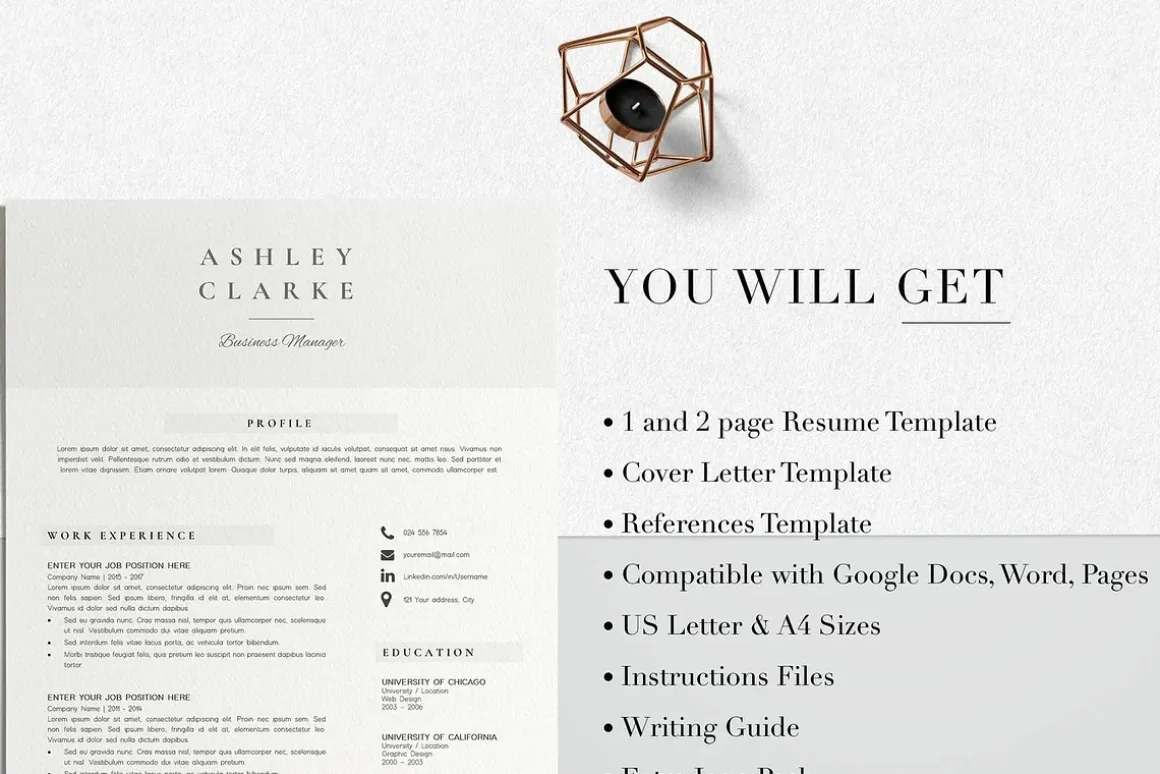 Resume Template | CV + Cover Letter