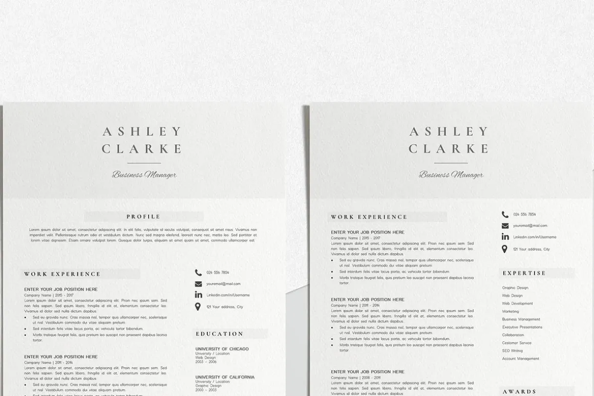 Resume Template | CV + Cover Letter
