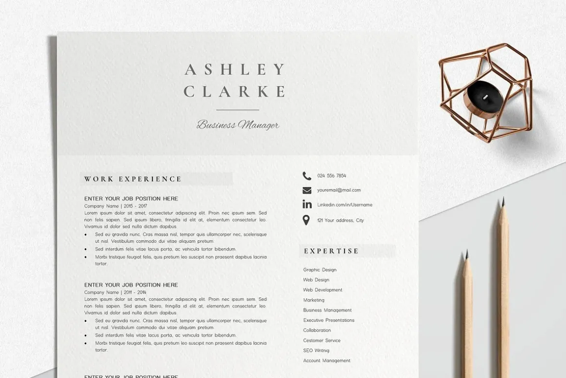 Resume Template | CV + Cover Letter