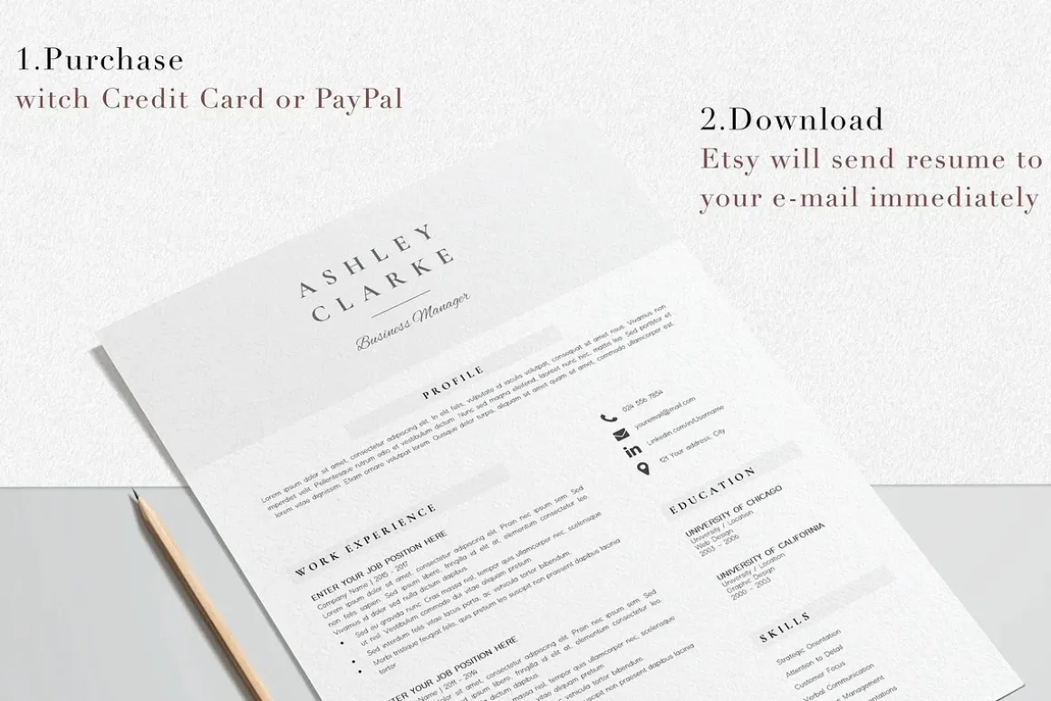 Resume Template | CV + Cover Letter