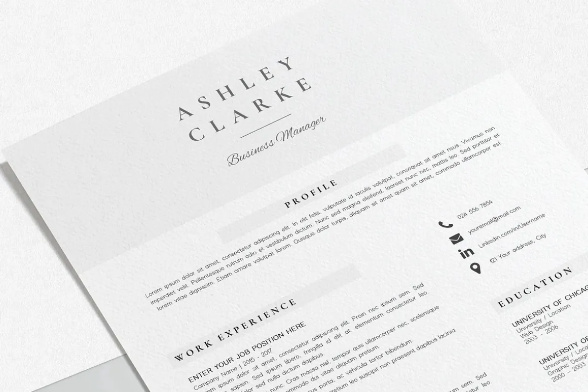 Resume Template | CV + Cover Letter