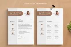 Resume Template / CV - Olivia