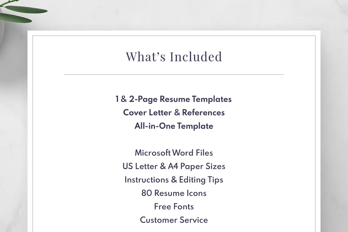 Resume Template Danielle