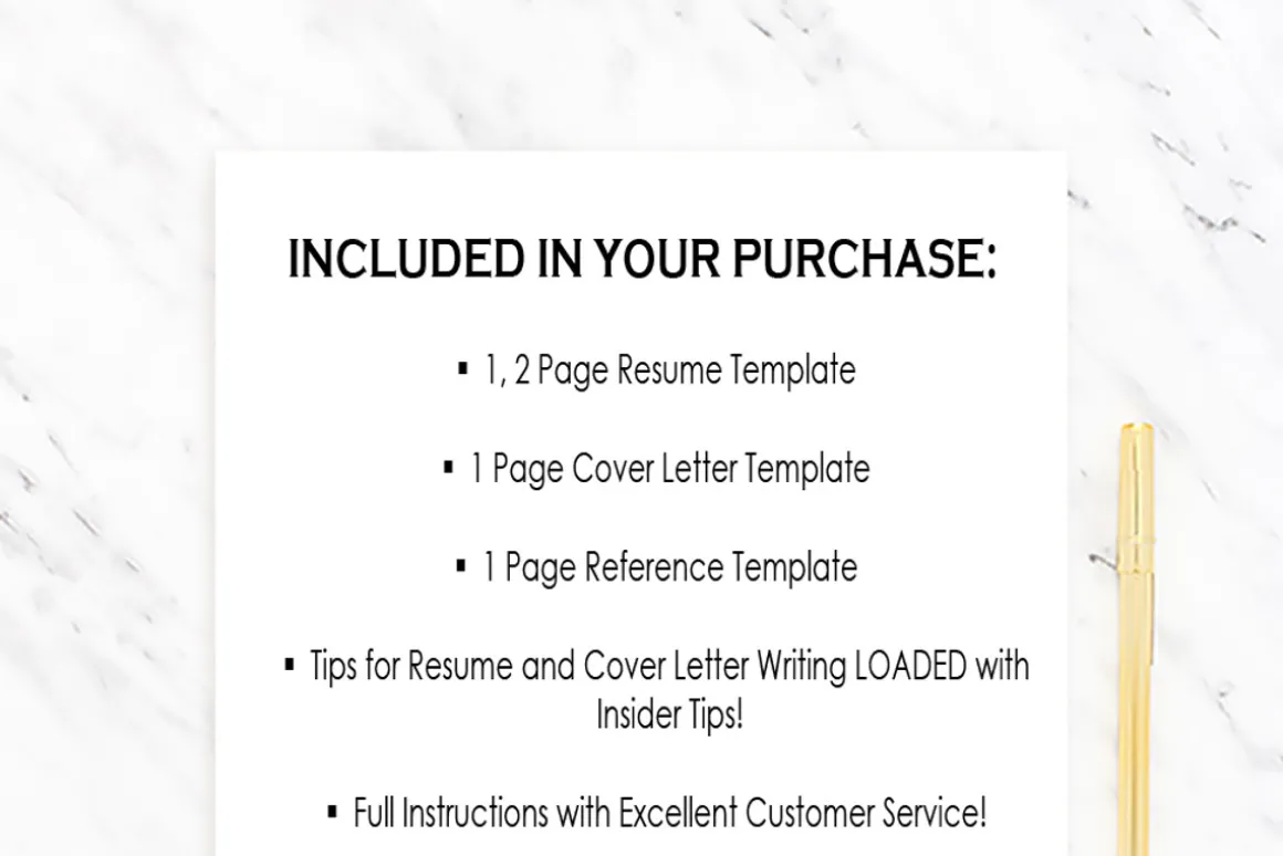 Resume Template "Gwyneth"