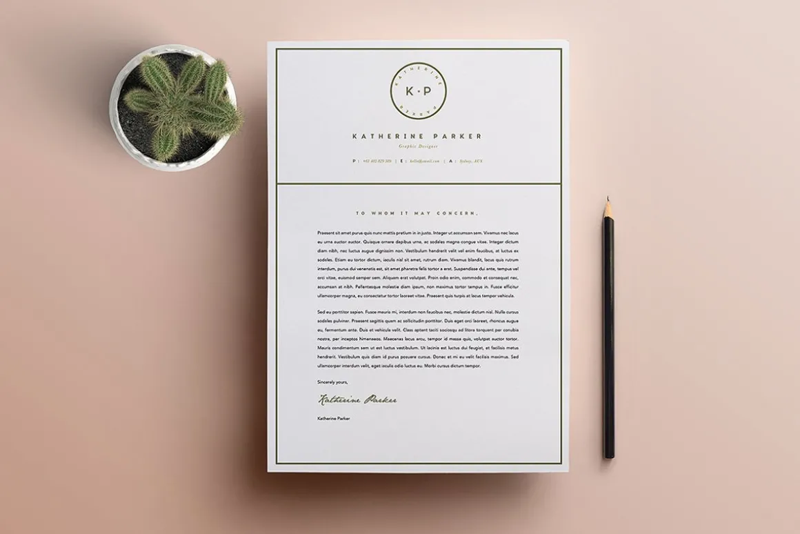 Resume Template 3 Page
