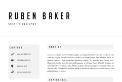 Resume Template 3 Page | CV Template