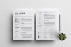 Resume Template 3 Page | CV Template