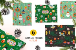 Retro Christmas ornaments