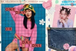Retro Pastel Scrapbook Kit