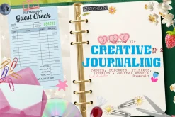 Retro Pastel Scrapbook Kit