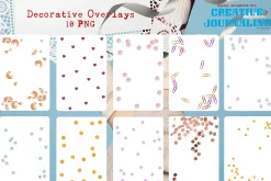 Retro Pastel Scrapbook Kit