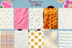 Retro Pastel Scrapbook Kit