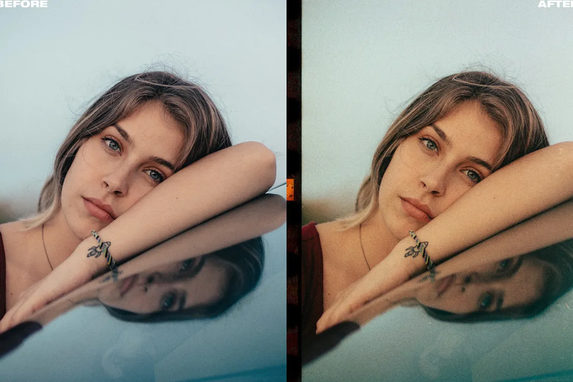 65 Retro Analog Film Leak Overlays
