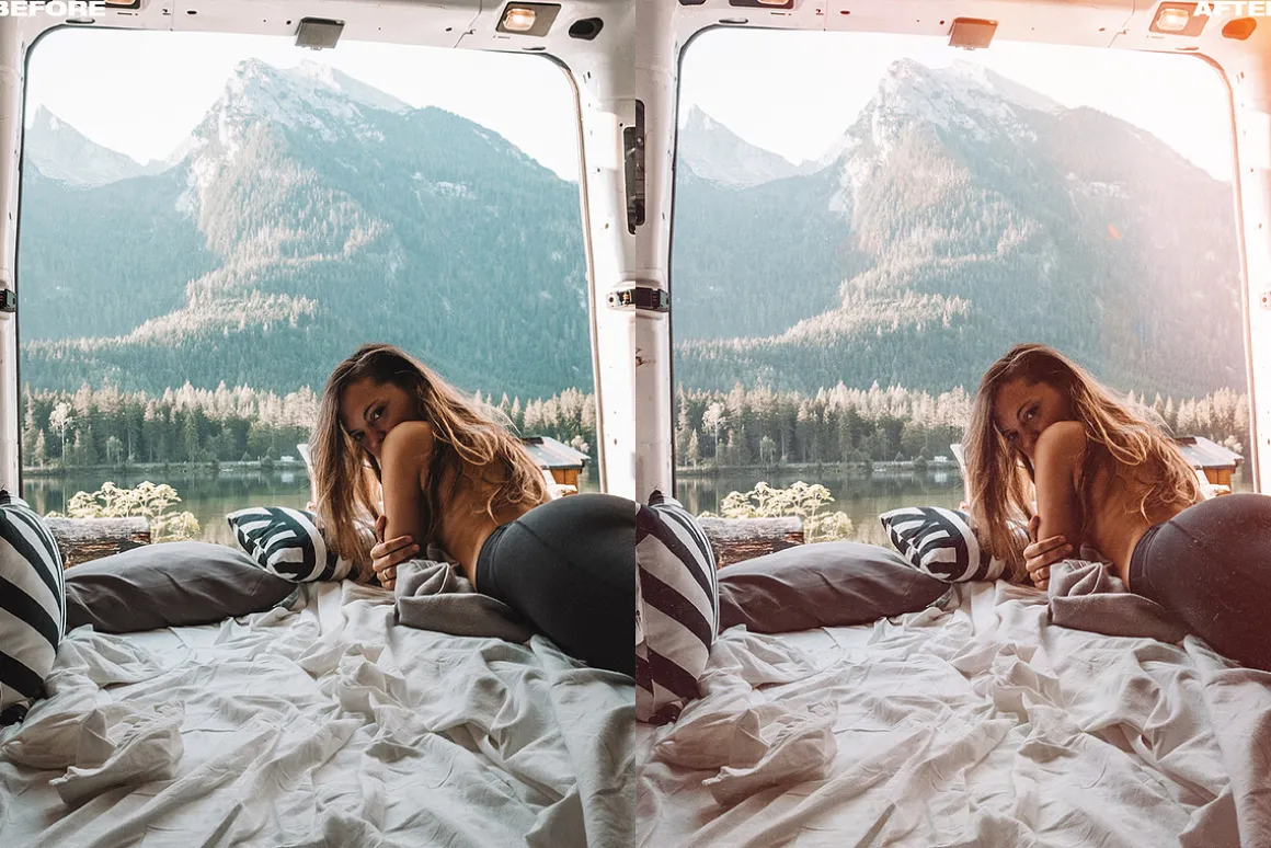 60 Retro Analog Light Leak Overlays