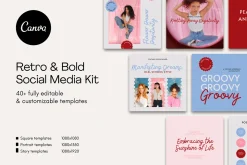 Retro & Bold Social Media Kit