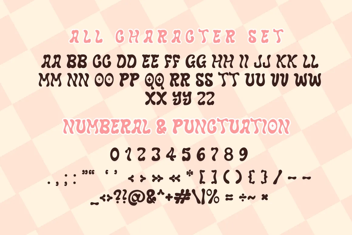 Retro Brown is a retro font