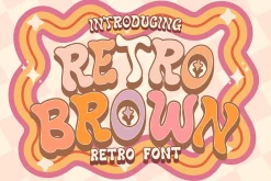 Retro Brown is a retro font