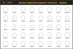 Retro Cartoon Mascot Toolkit