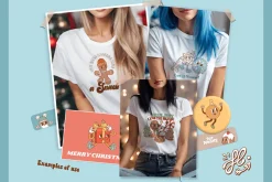 Retro Christmas characters bundle