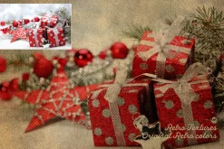Retro Christmas EFFECTS & BRUSHES PS