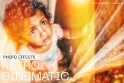 Retro Cinematic Photo Effect