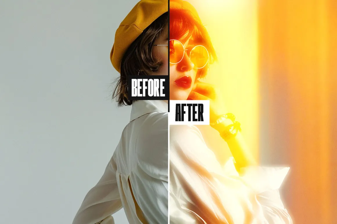 Retro Cinematic Photo Effect