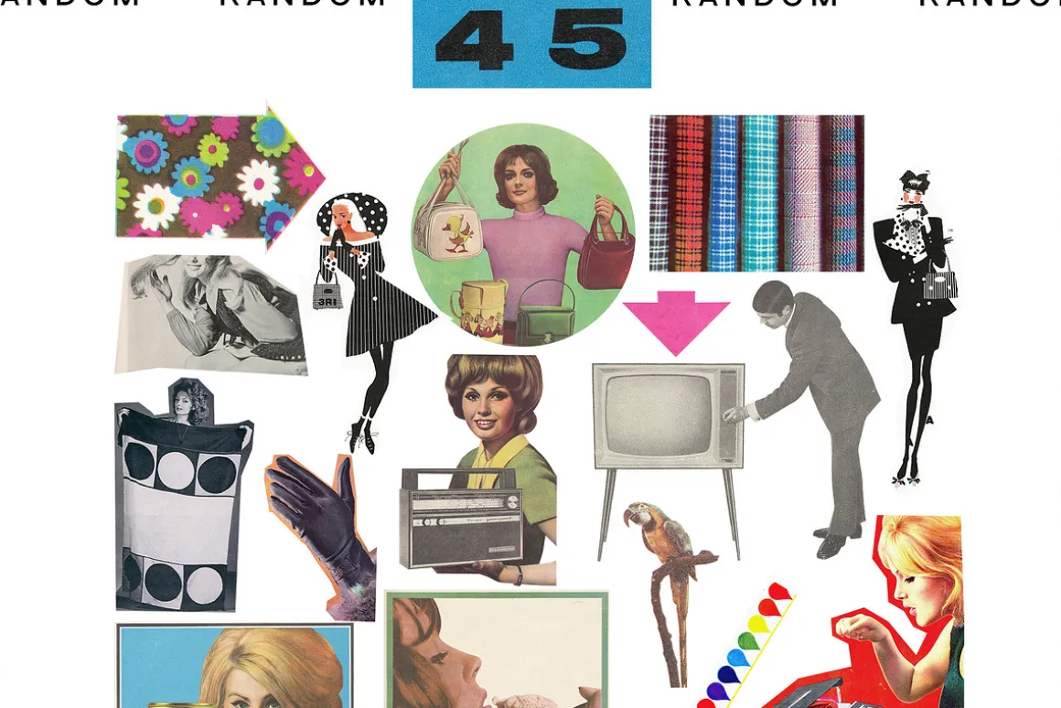 Retro Collage Pack 300 + elements