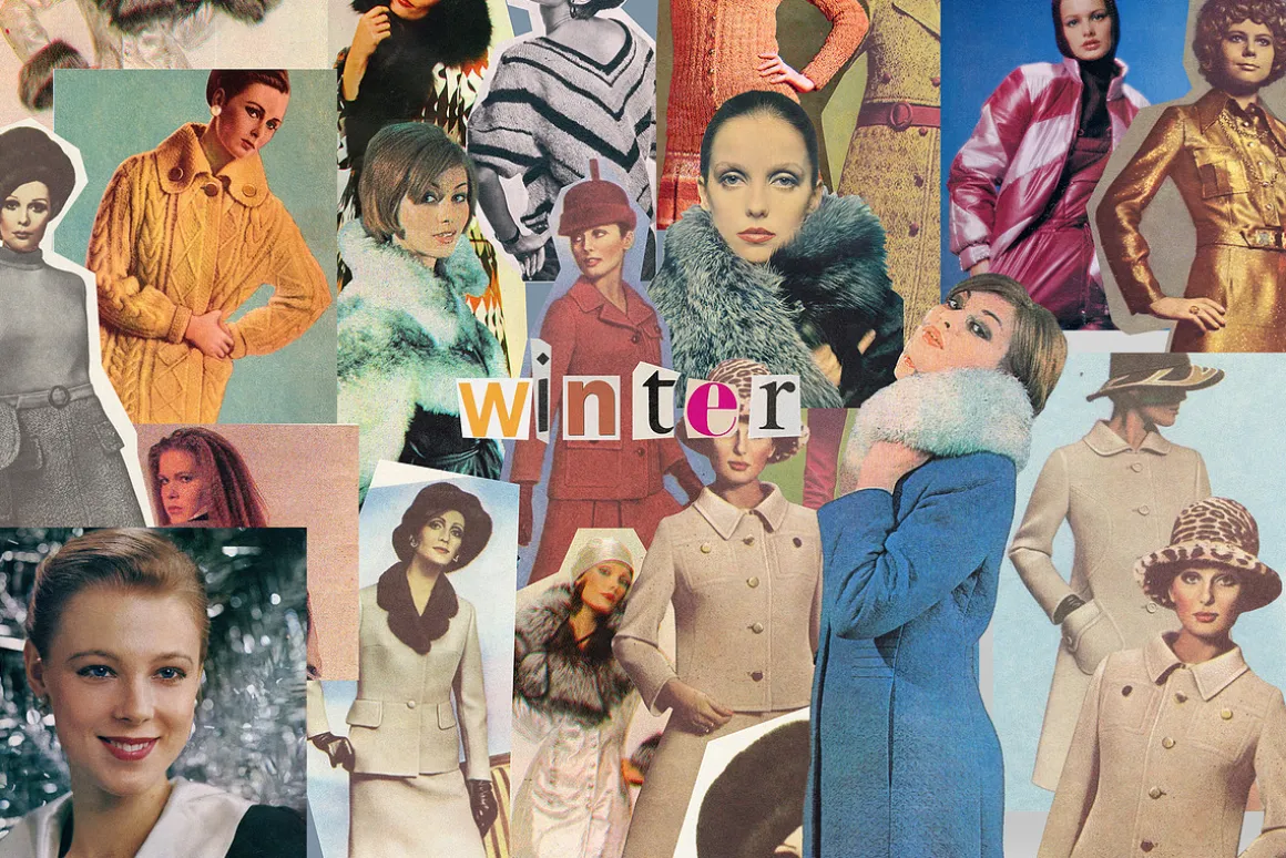 Retro Collage Pack 300 + elements