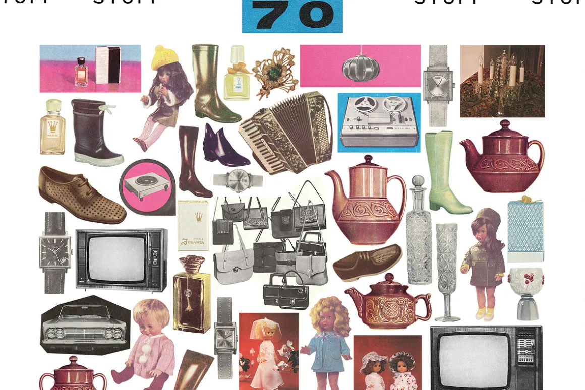 Retro Collage Pack 300 + elements