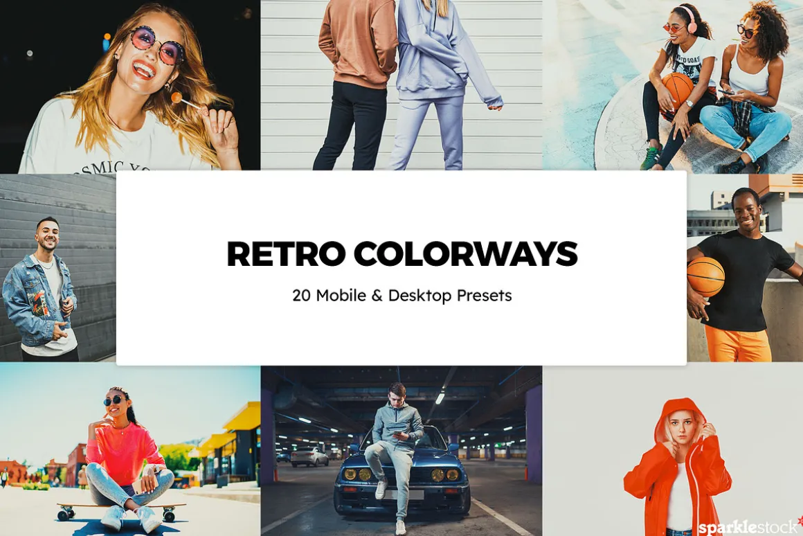 20 Retro Colorways Lightroom Presets