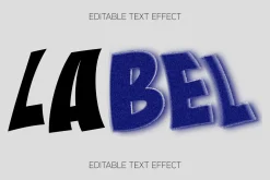 Retro Dotted Comic Stamp Text Effect