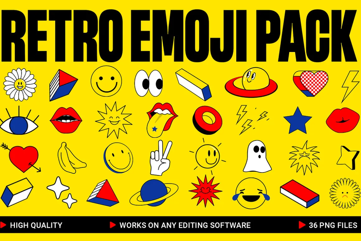 Retro Emoji Pack